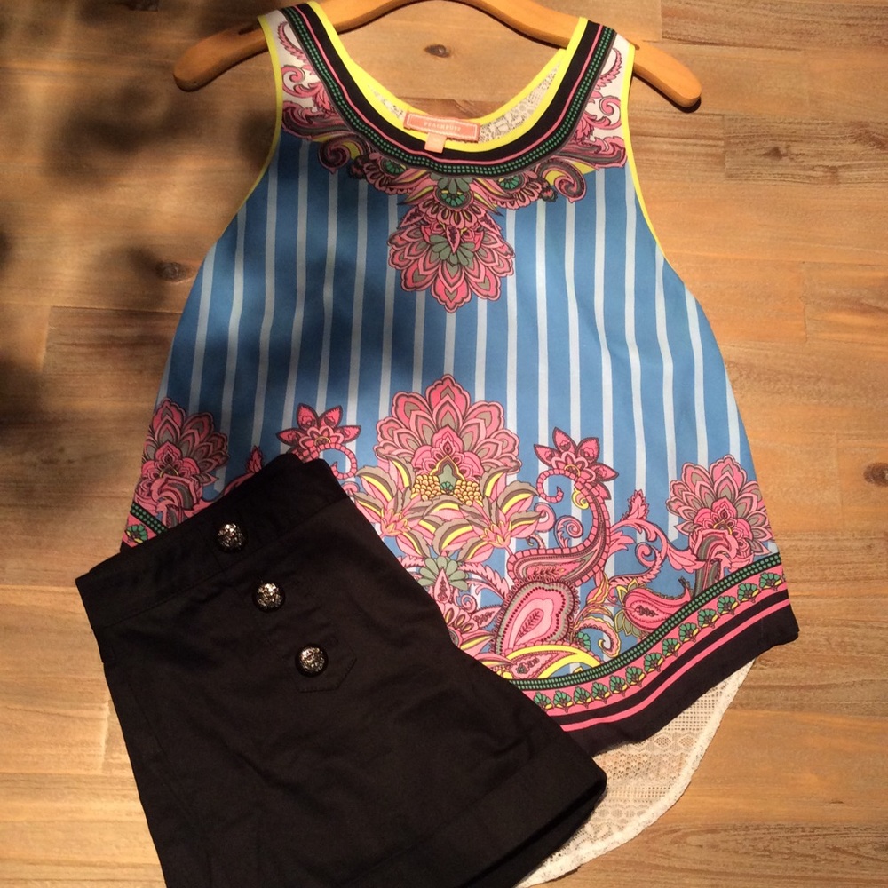 Peach puff top
